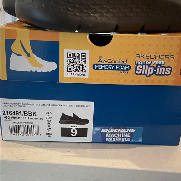 SKECHERS Men’s Black Slip-ins GO WALK Flex - No Hands Size 9 | NIB - Picture 4 of 6